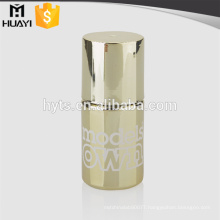 empty luxury shiny gold nail gel polish bottle